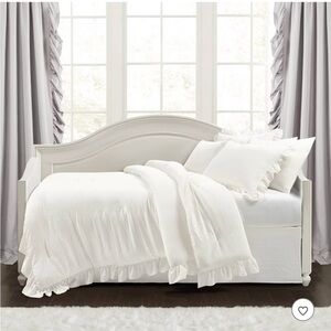 Target Reyna Daybed Cover Set White Lush Décor ruffles romantic coquette girly